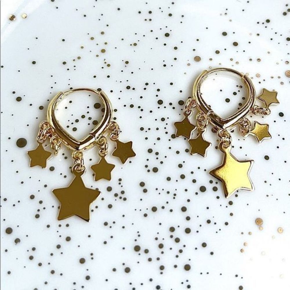 Gold Filled Star Earrings